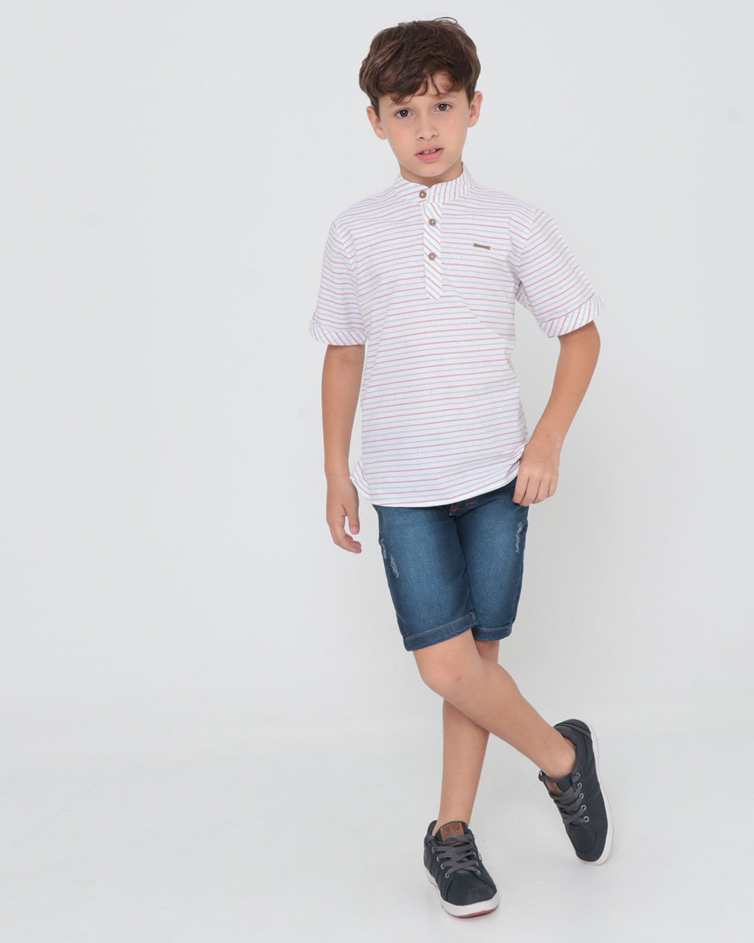 Camisa-0407i-Mc-M-410-Sport---Terracota-Listrado