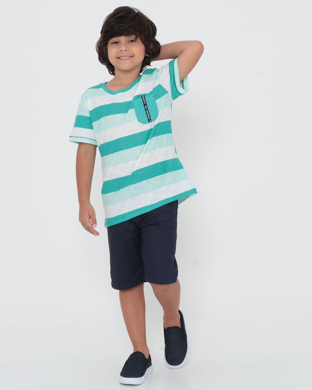 Camiseta-101113-Mc-M410-Listrado---Verde-Claro