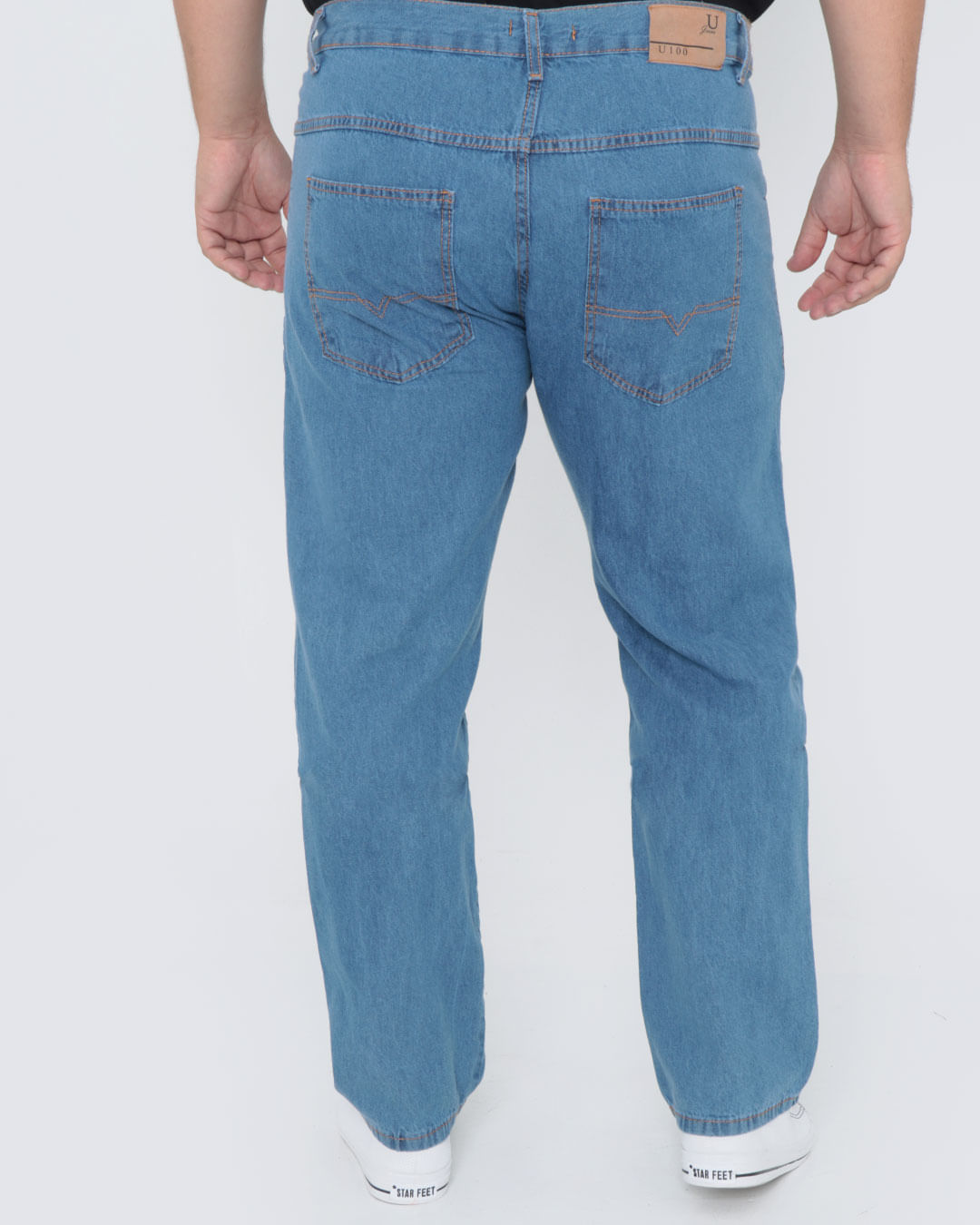 Calca-Jeans-Basica-Delave-Tg---Blue-Jeans-Claro