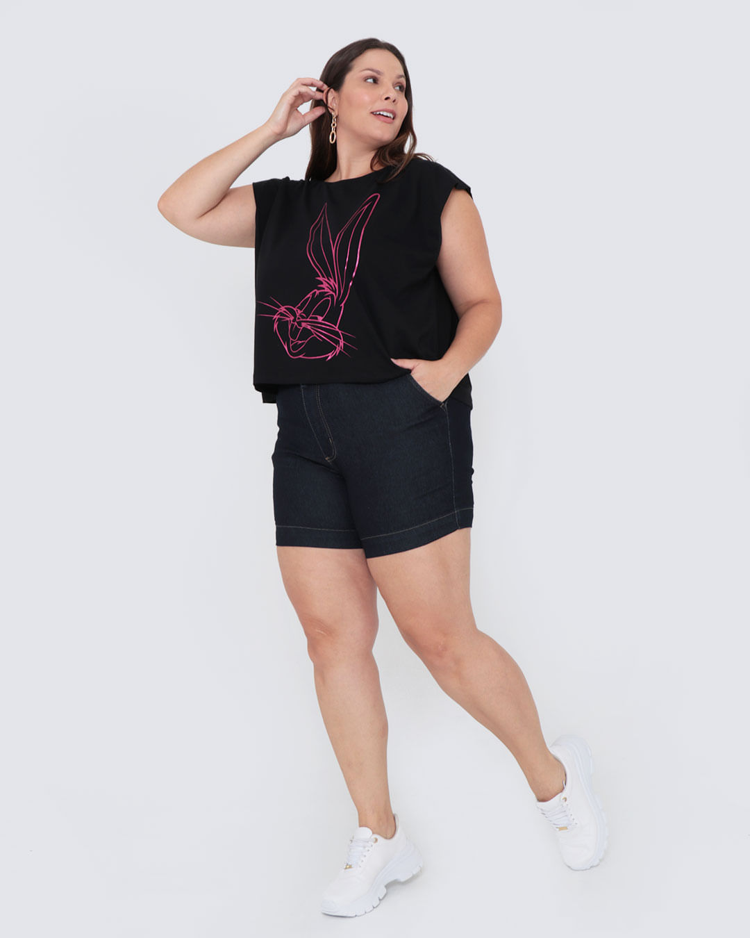 Muscle-Tee-8784-Pernalonga---Preto