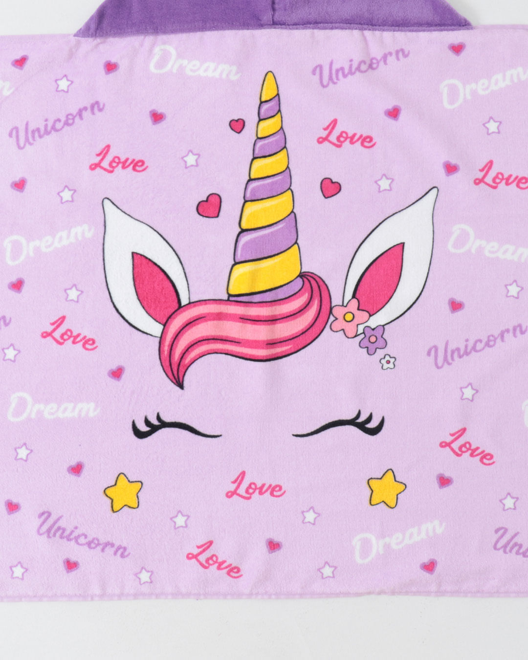 Toalha-Bh-Velud-Capuz-Dream-Unicorn---Lilas-Medio