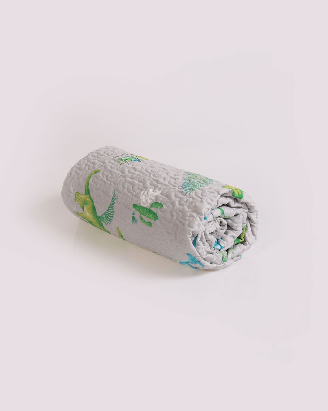 Colcha-Soft-Solt-Jurassic-Age---Cinza-Claro