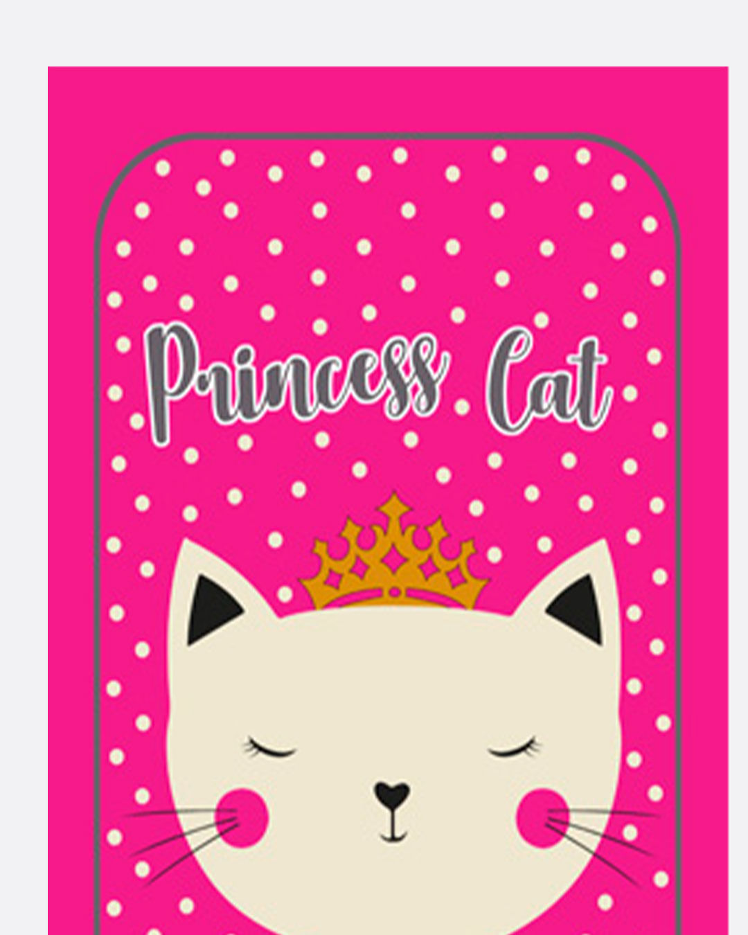Toalha-Bh-Veludo-70x130-Princess-Cat---Rosa-Escuro