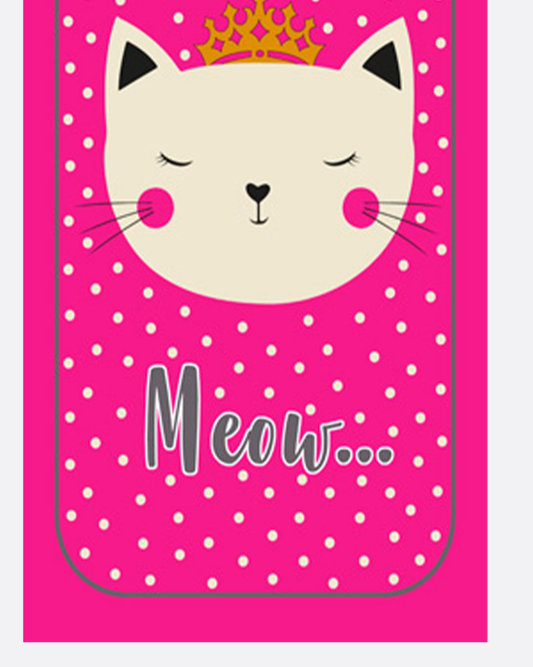 Toalha-Bh-Veludo-70x130-Princess-Cat---Rosa-Escuro
