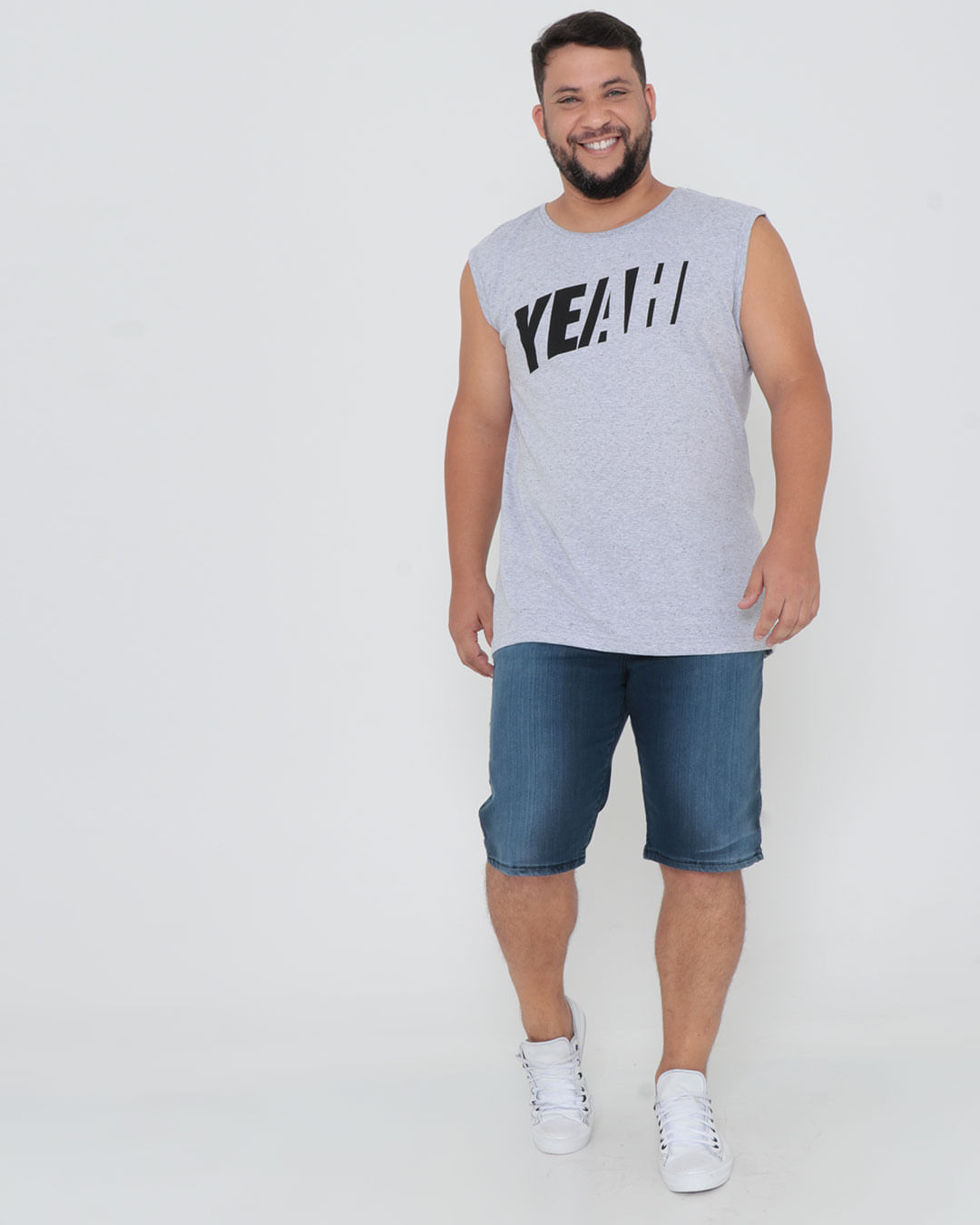 Machao-Yeah-Ttps202--Plus-Size---Cinza-Claro
