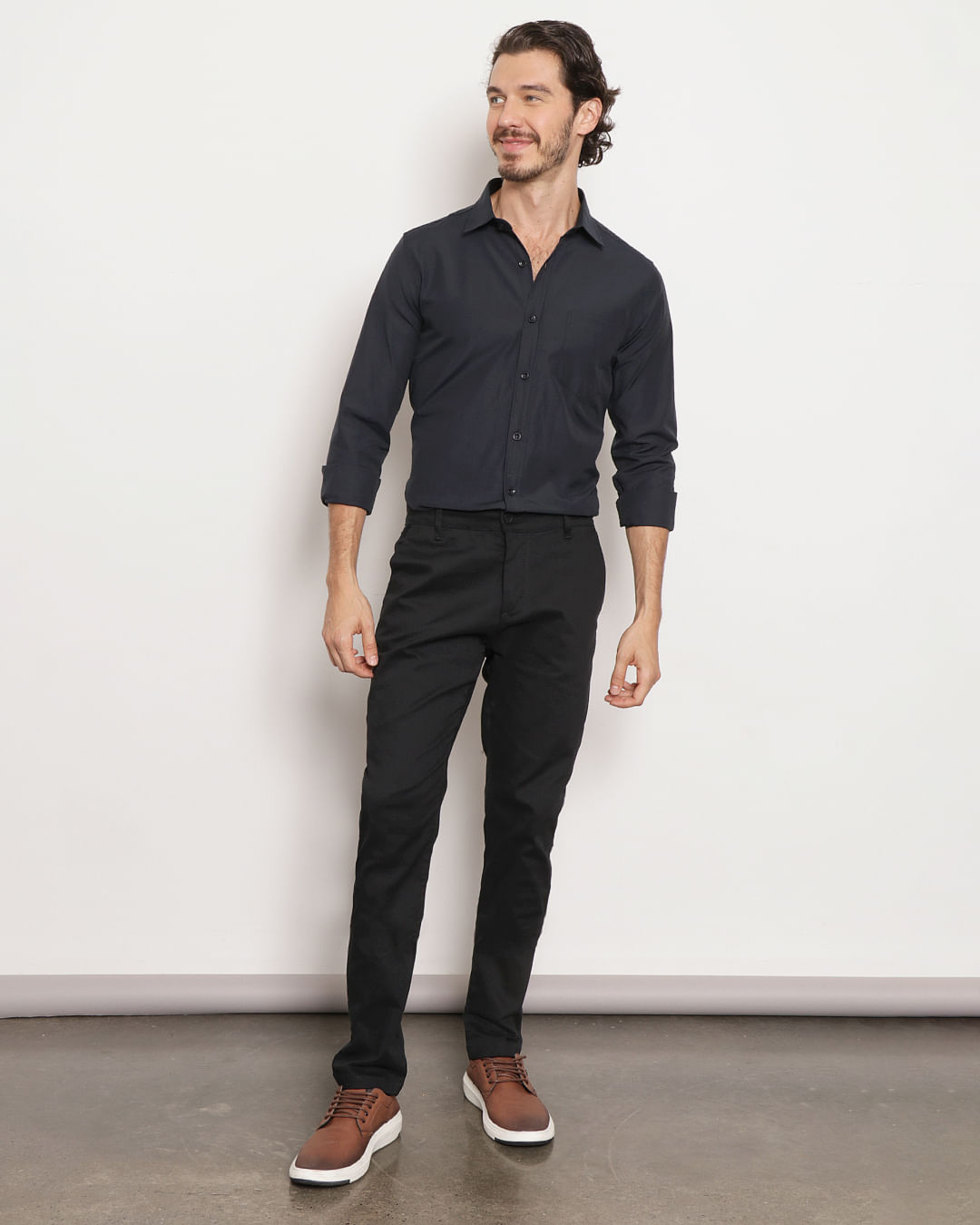 Camisa--Social-Ml-Mista--26-Preta---Preto