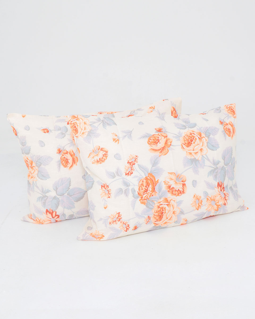 Jogo-Cama -King-Estampado-4-Pecas---Laranja-Claro