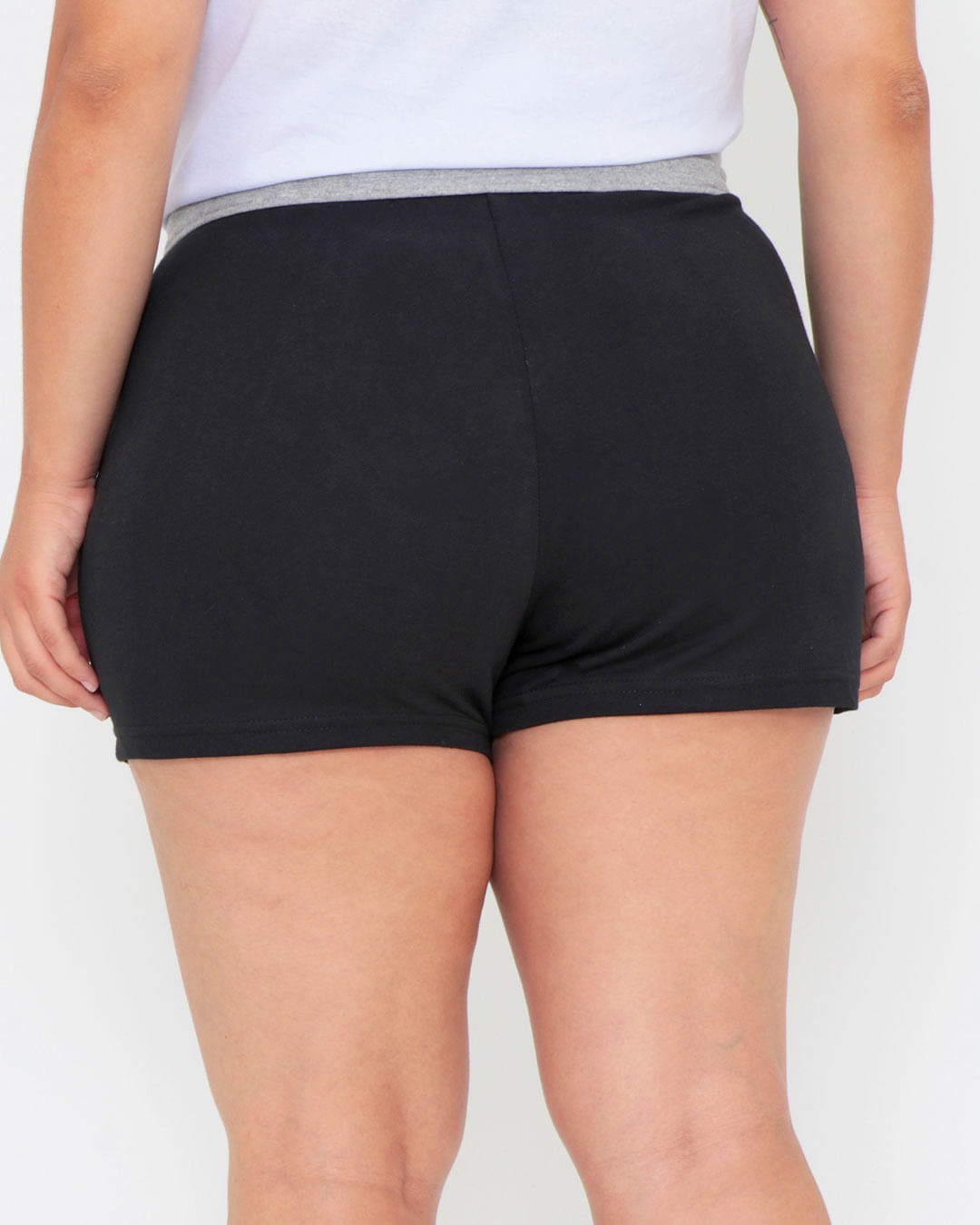 Shorts-1740-Moletinho-Liso---Preto