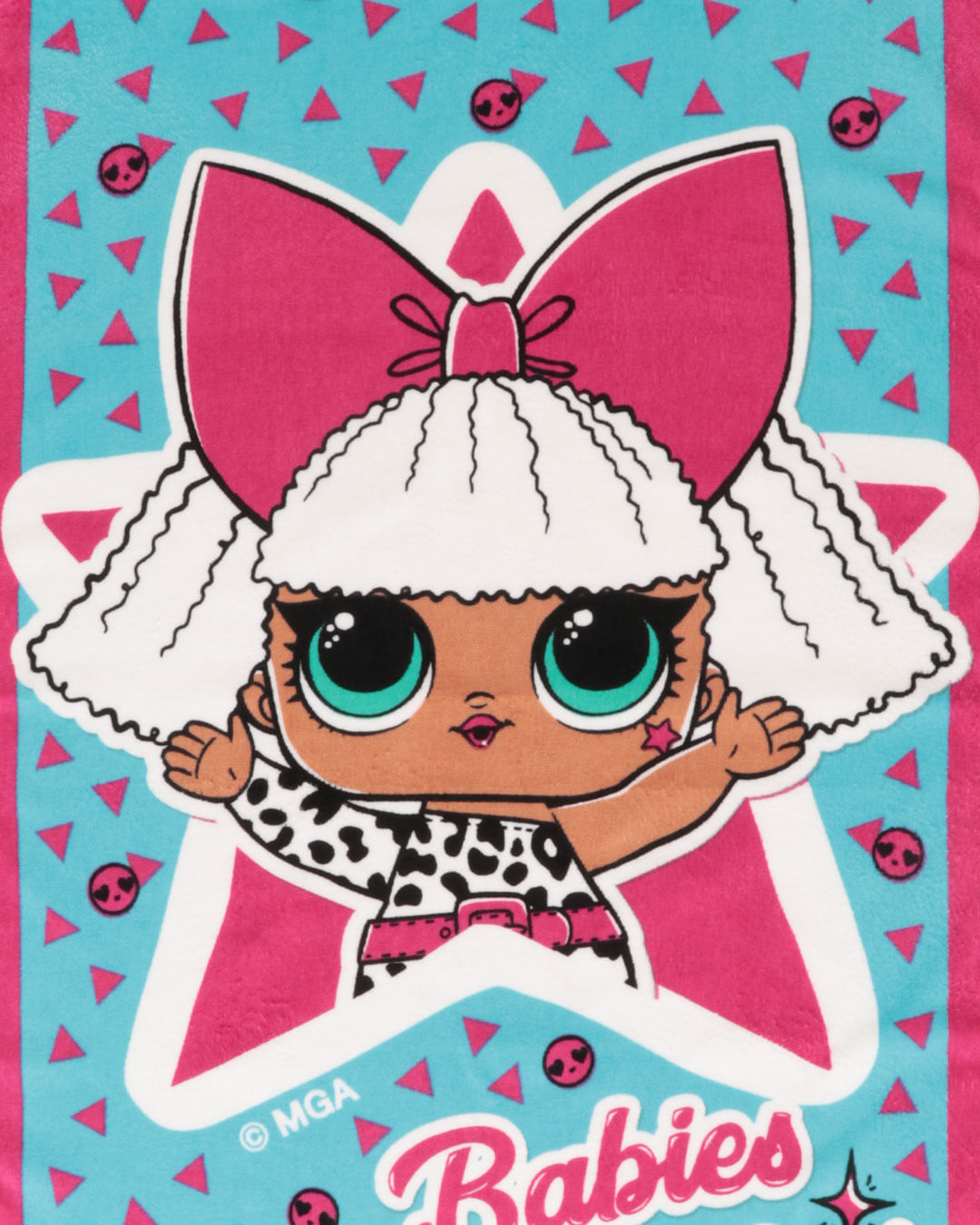 Toalha-Bh-Veludo-70x130-Lol-Fierce---Azul-Geometrico