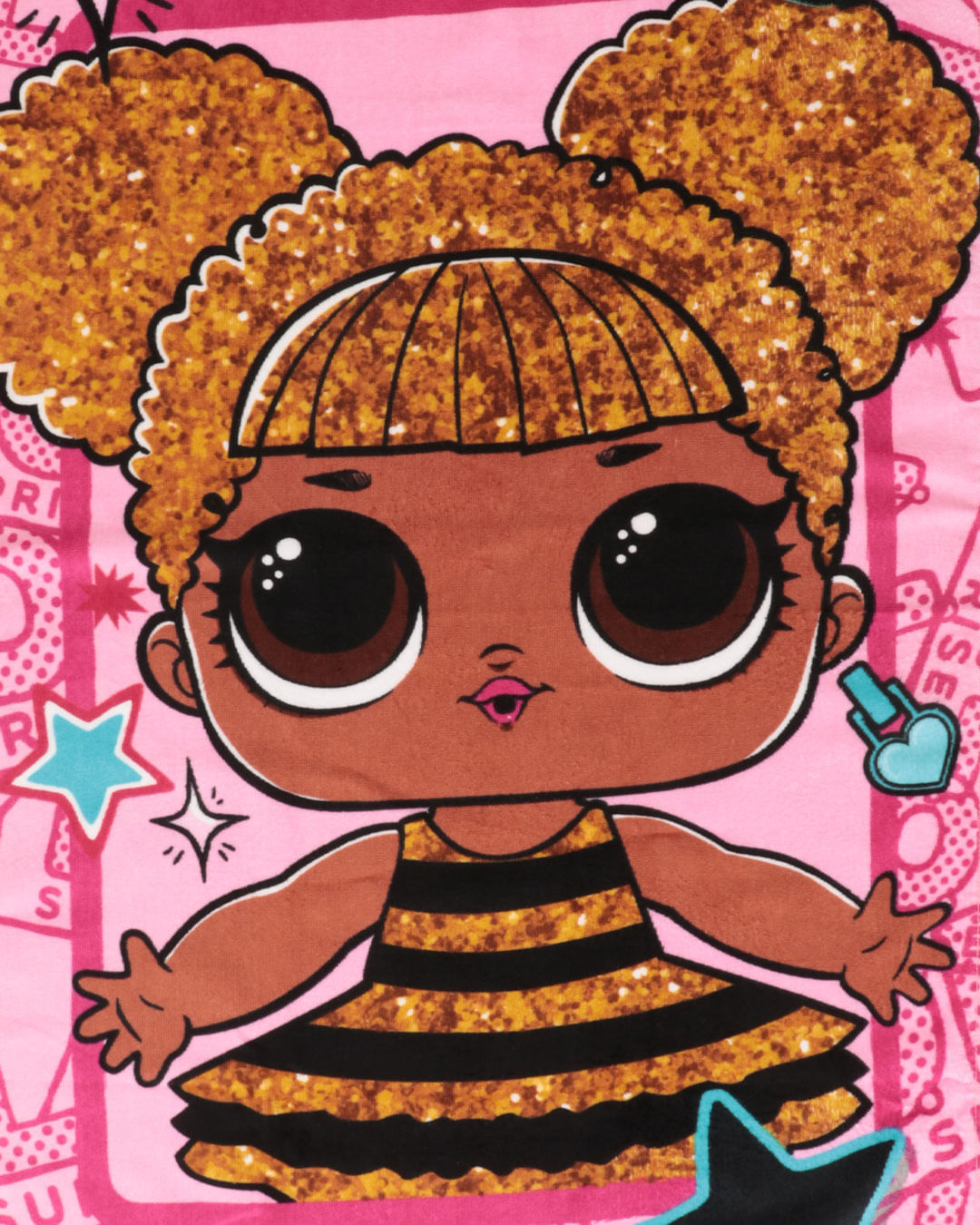 Toalha-Bh-Veludo-70x130-Lol-Fierce---Rosa-Claro