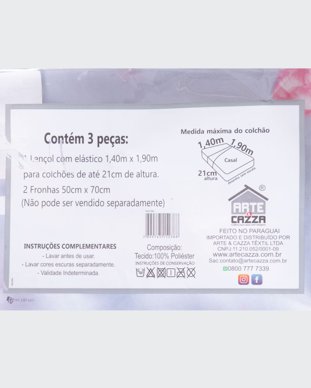 Jogo-De-Cama-Casal-3-Pcs-Imp---Azul-Claro