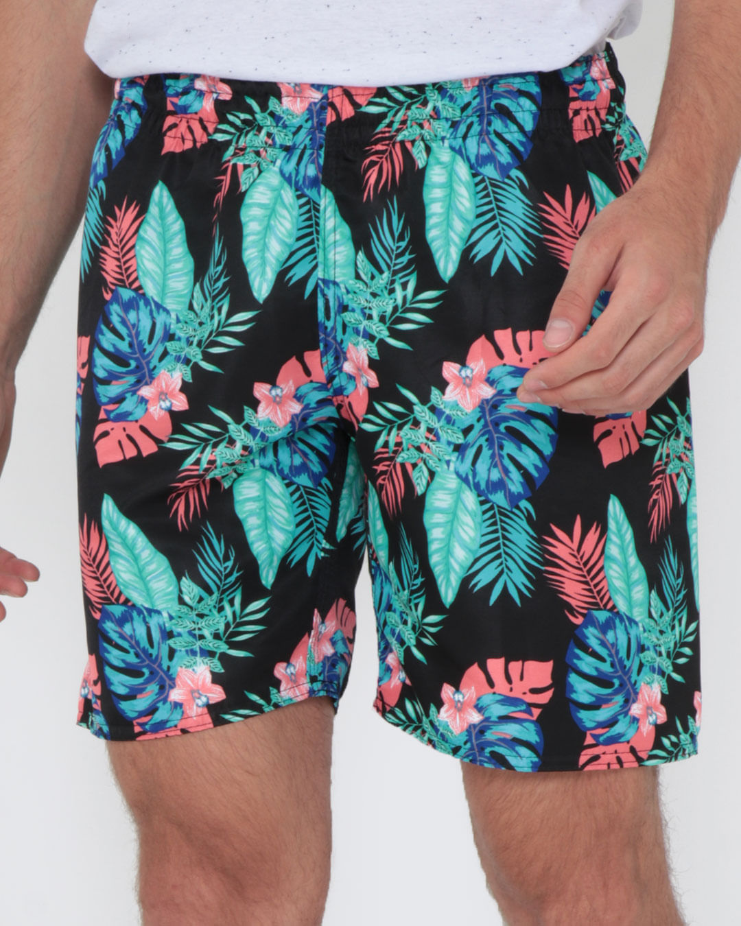 Bermuda-2380-Cos-Elastico---Preto-Floral