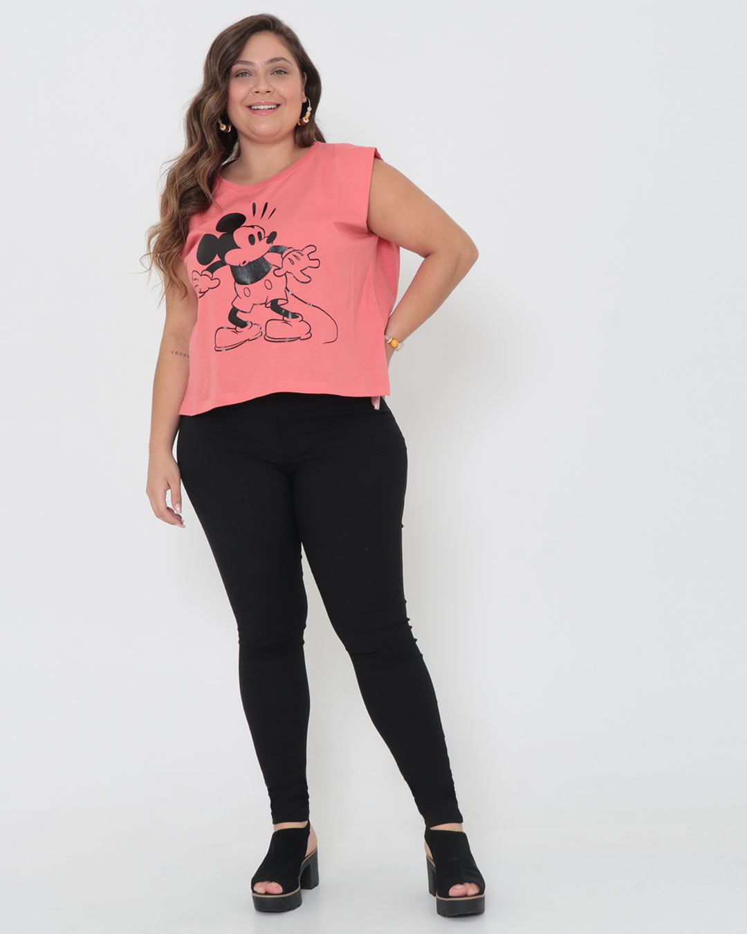Tshirt-22428-Mickey-Classico---Rosa-Medio