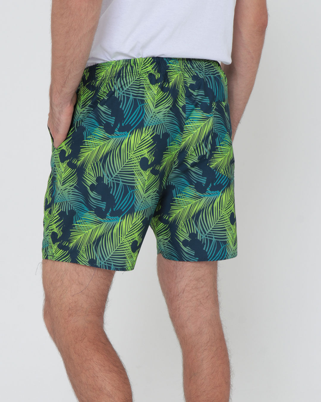 Bermuda-Elast-Tt10937-Mickey-Floral-Verd---Verde-Floral