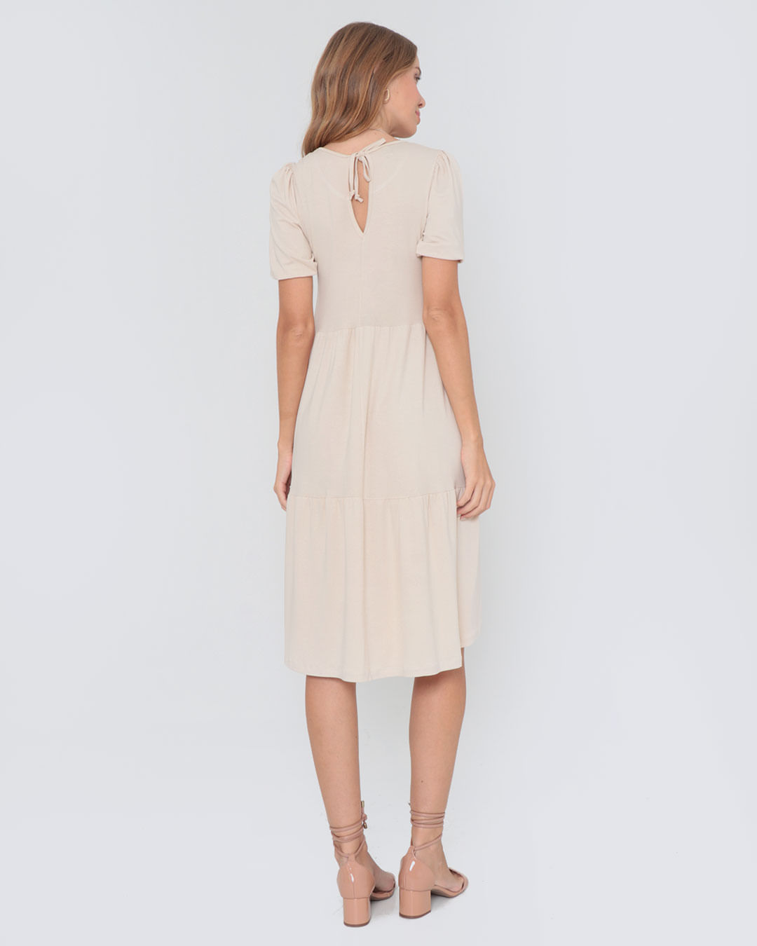 Vestido-5205-C-Babados-Liso---Bege-Claro