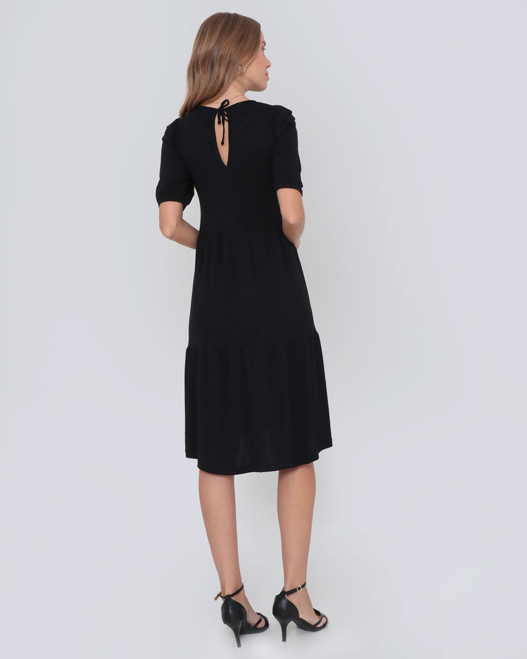 Vestido-5205-C-Babados-Liso---Preto