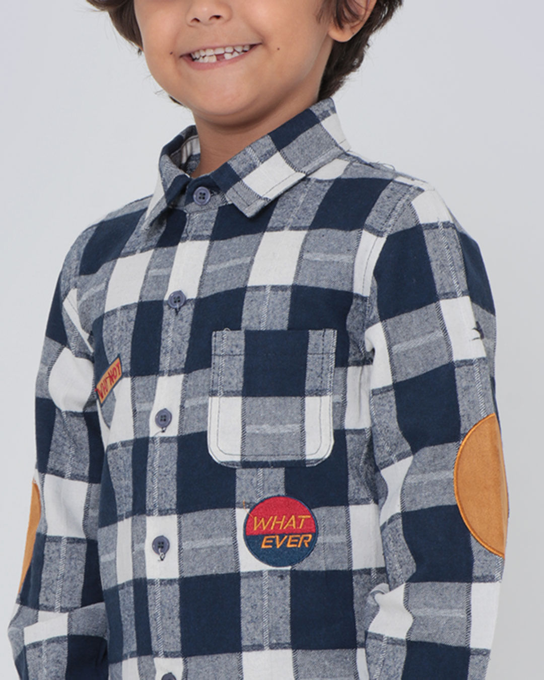 Camisa-Plural-Kids-1004-M-410---Azul-Xadrez