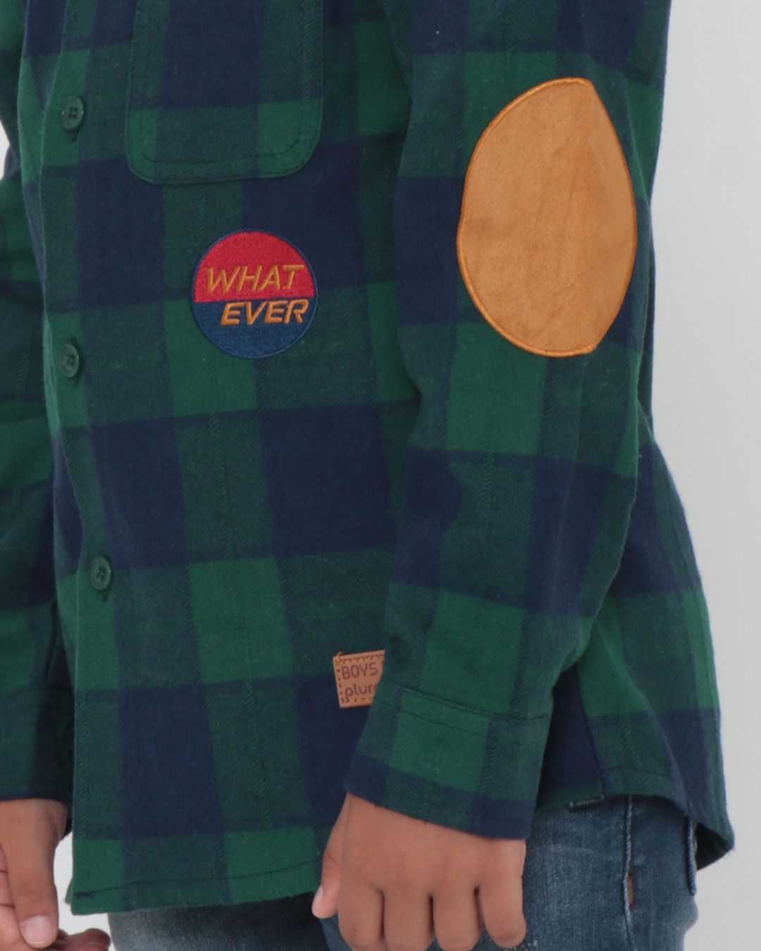 Camisa-Plural-Kids-1004-M-410---Verde-Xadrez