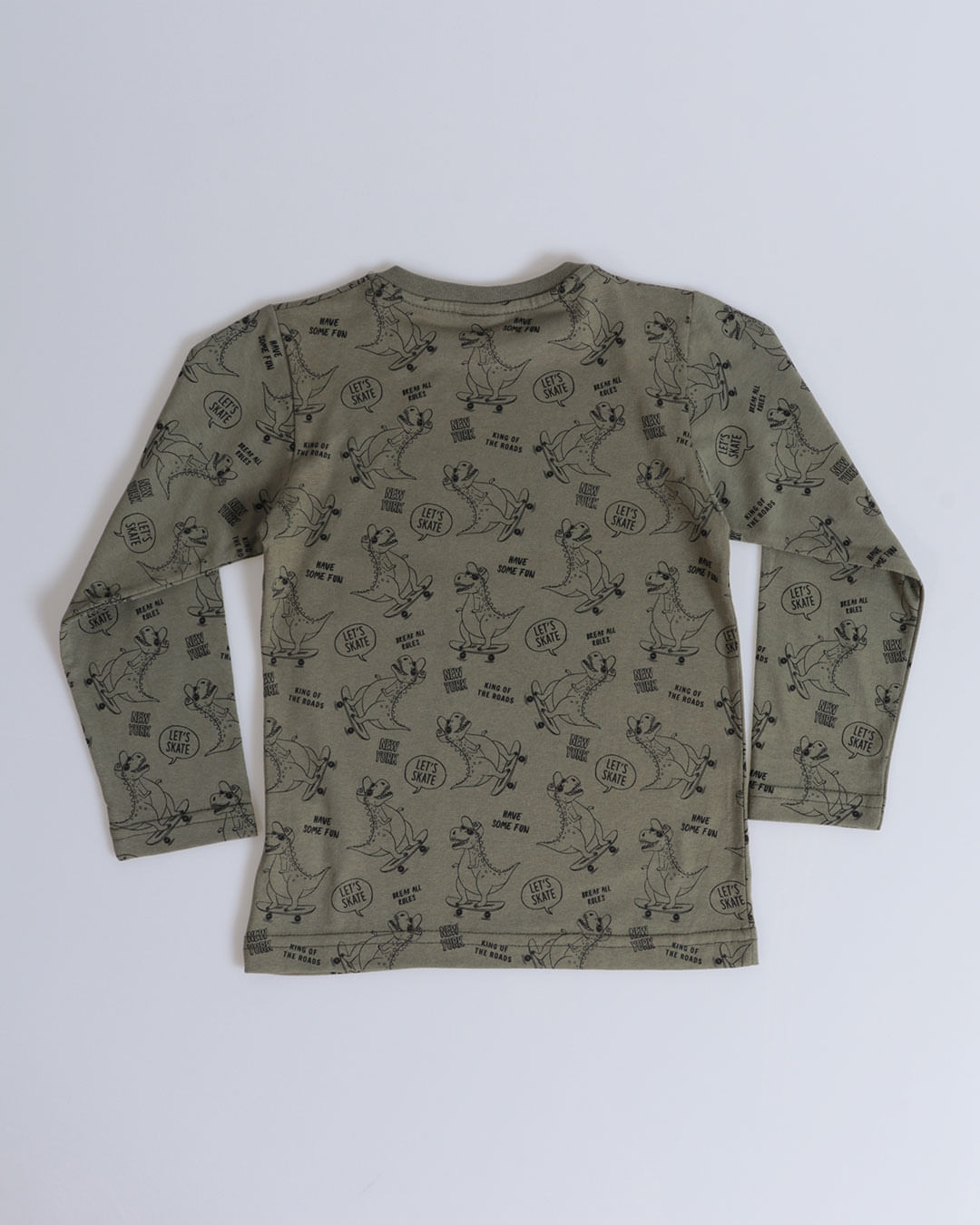 Camiseta-Ml-Tro575-Dino-Masc-13---Verde-Escuro