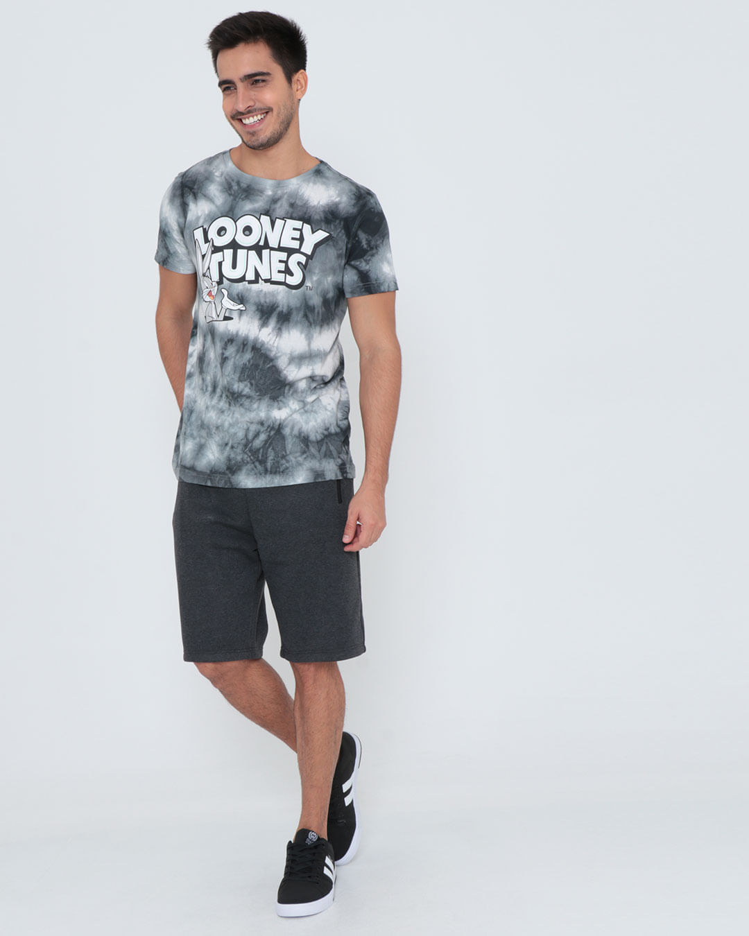 Camiseta-Looney-Ttj49-Tunes-Tie-Die---Cinza-Outros