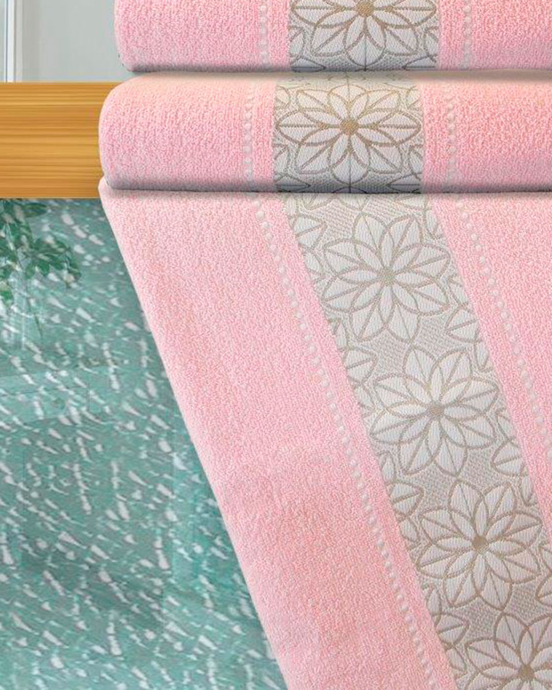 Toalha-Bh-70x130-Plateada---Rosa-Claro
