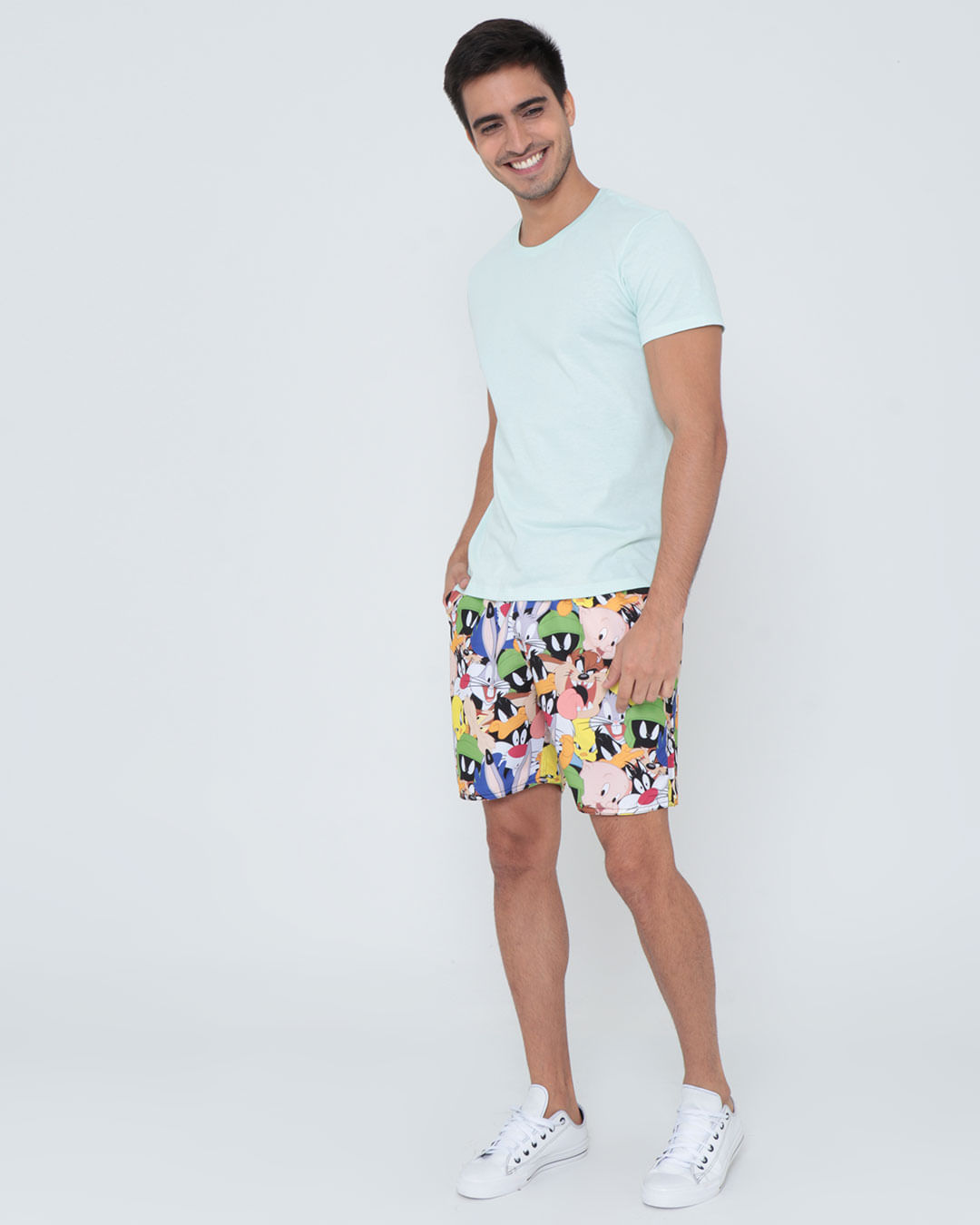 Bermuda-Elast-Tt10934-Looney-Color---Preto-Outros