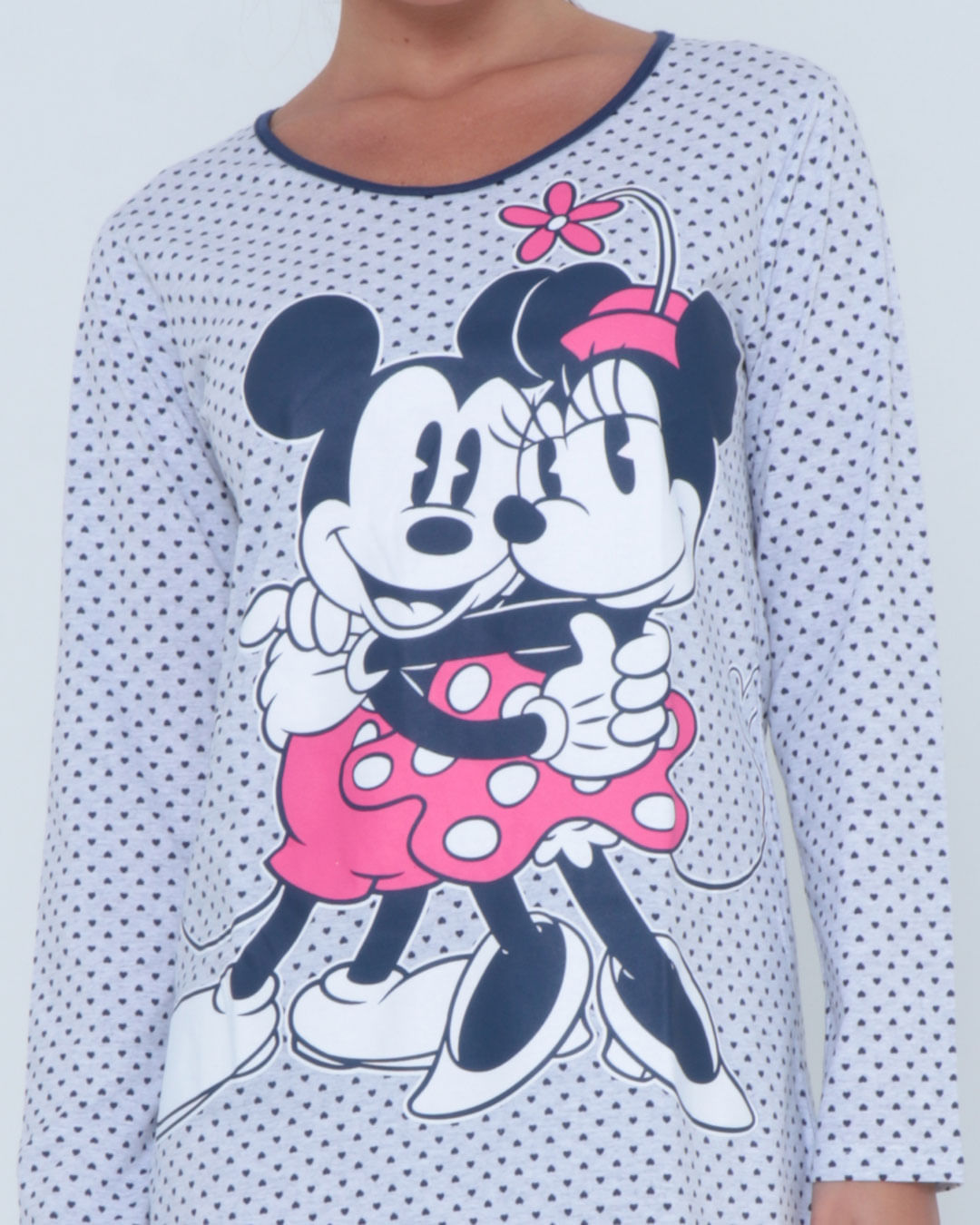 Camis575-Mga-Longa-Mickey-Minnie---Mescla-Claro