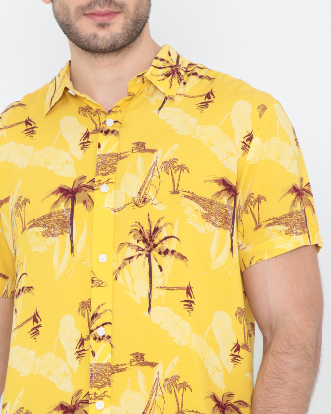 Camisa-Combo-Viscose--H---Amarelo-Medio