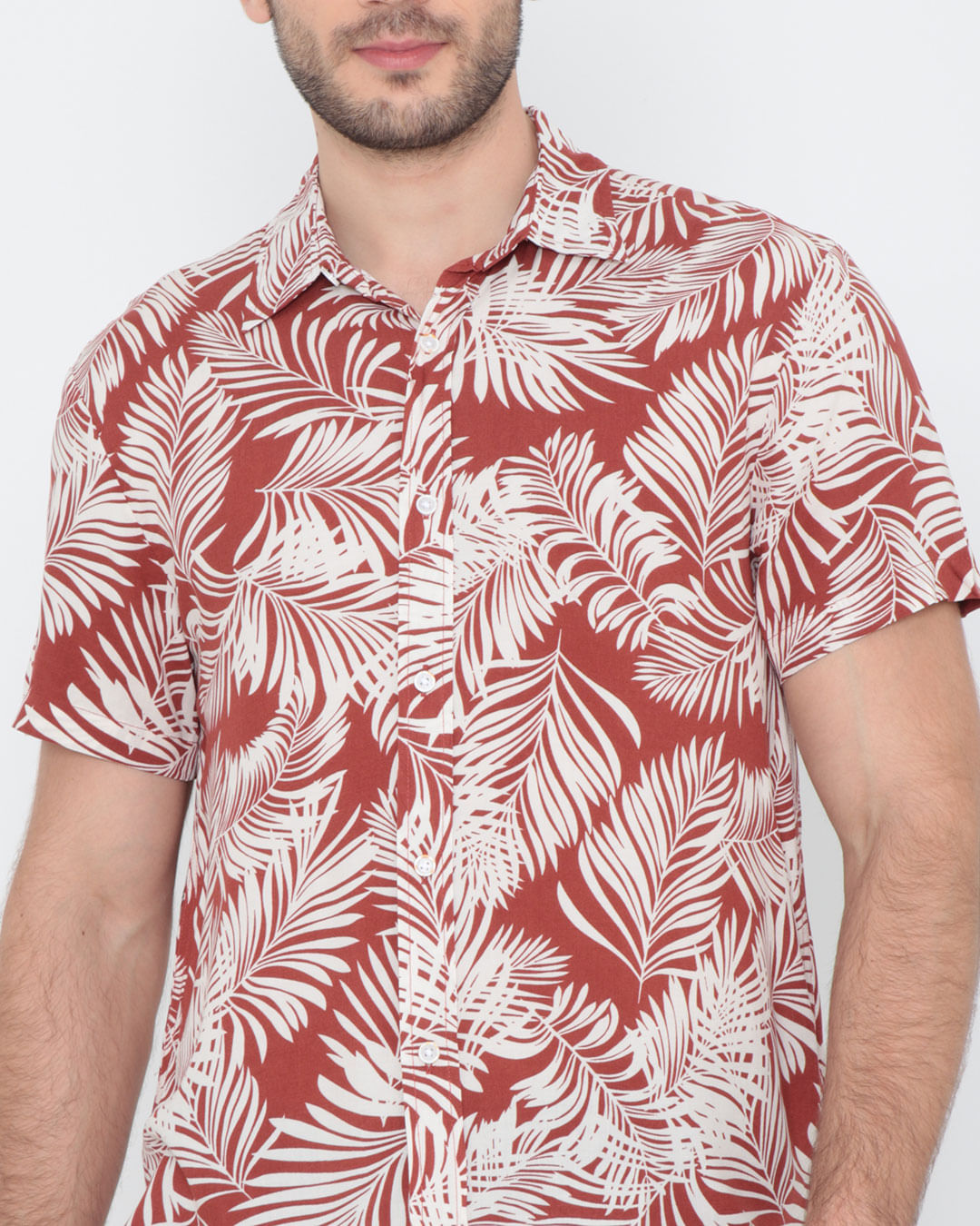 Camisa-Combo-Viscose--H---Terracota-Floral