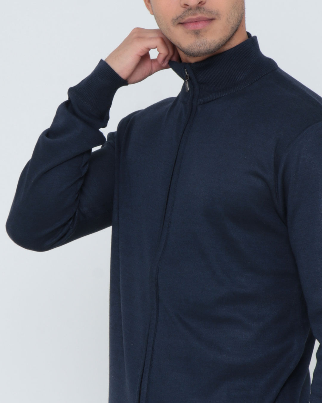 Tricot-Bfz-Full-Ziper-Liso-Pgg---Marinho