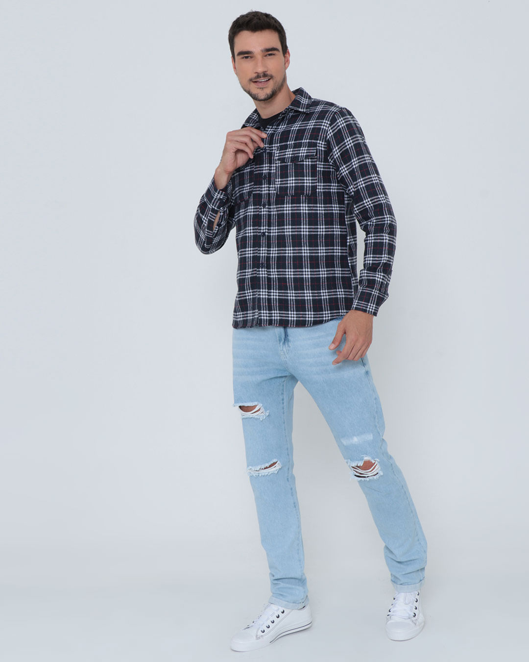 Camisa-De-Fs01-Flanela---Marinho-Xadrez