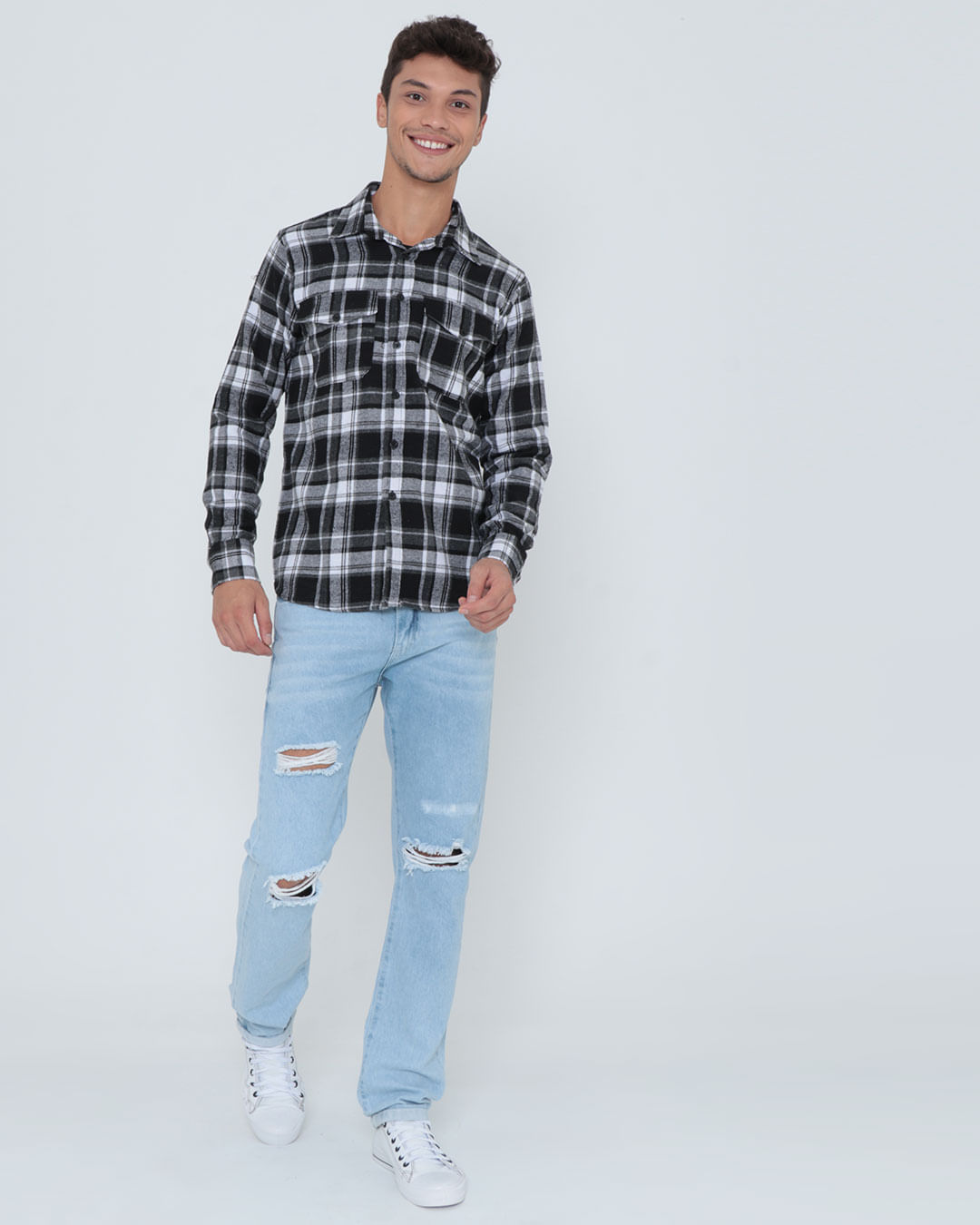 Camisa-De-Fs01-Flanela---Preto-Xadrez