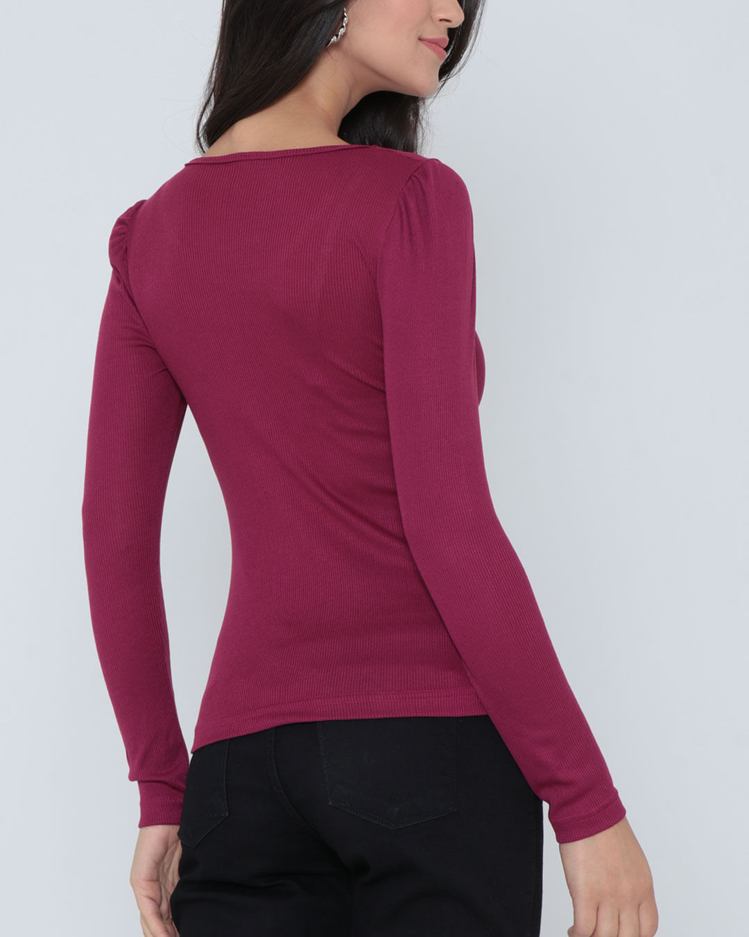 Blusa-3013-Canelada-Decote-V-Ml---Vinho