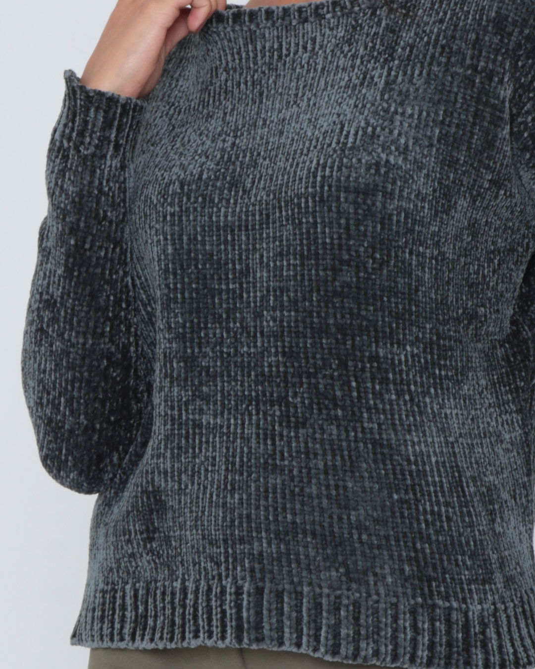 Tricot-Chenille-Sweaterjf-201-Faz---Mescla-Escuro