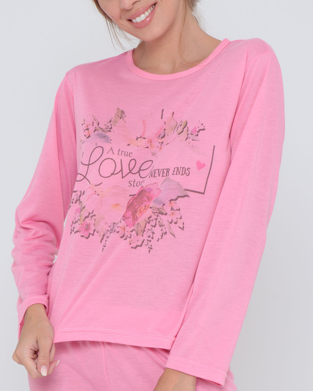 Pijama-Longo-Liso-Com-Silk7002---Rosa-Medio