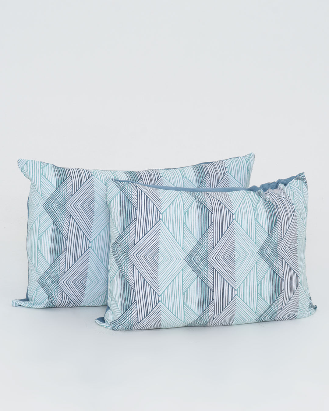 Jogo-De-Lencol-Casal-3-Pcs-Estampado---Azul-Escuro