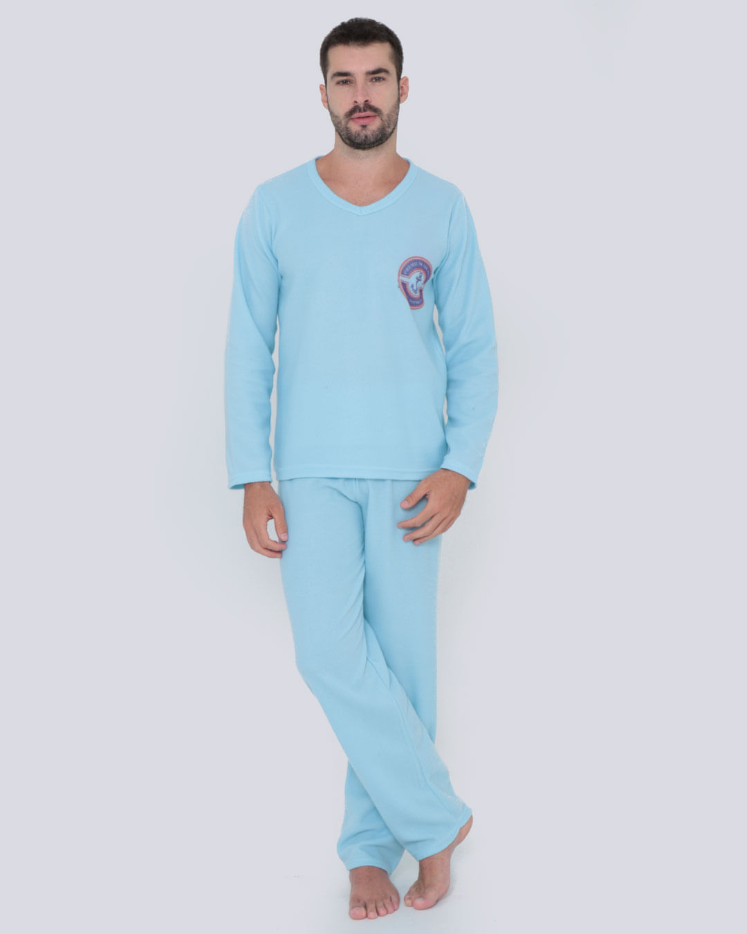 Pijama-404-01-Soft-Gola-V-Estampa-Lat---Azul-Claro