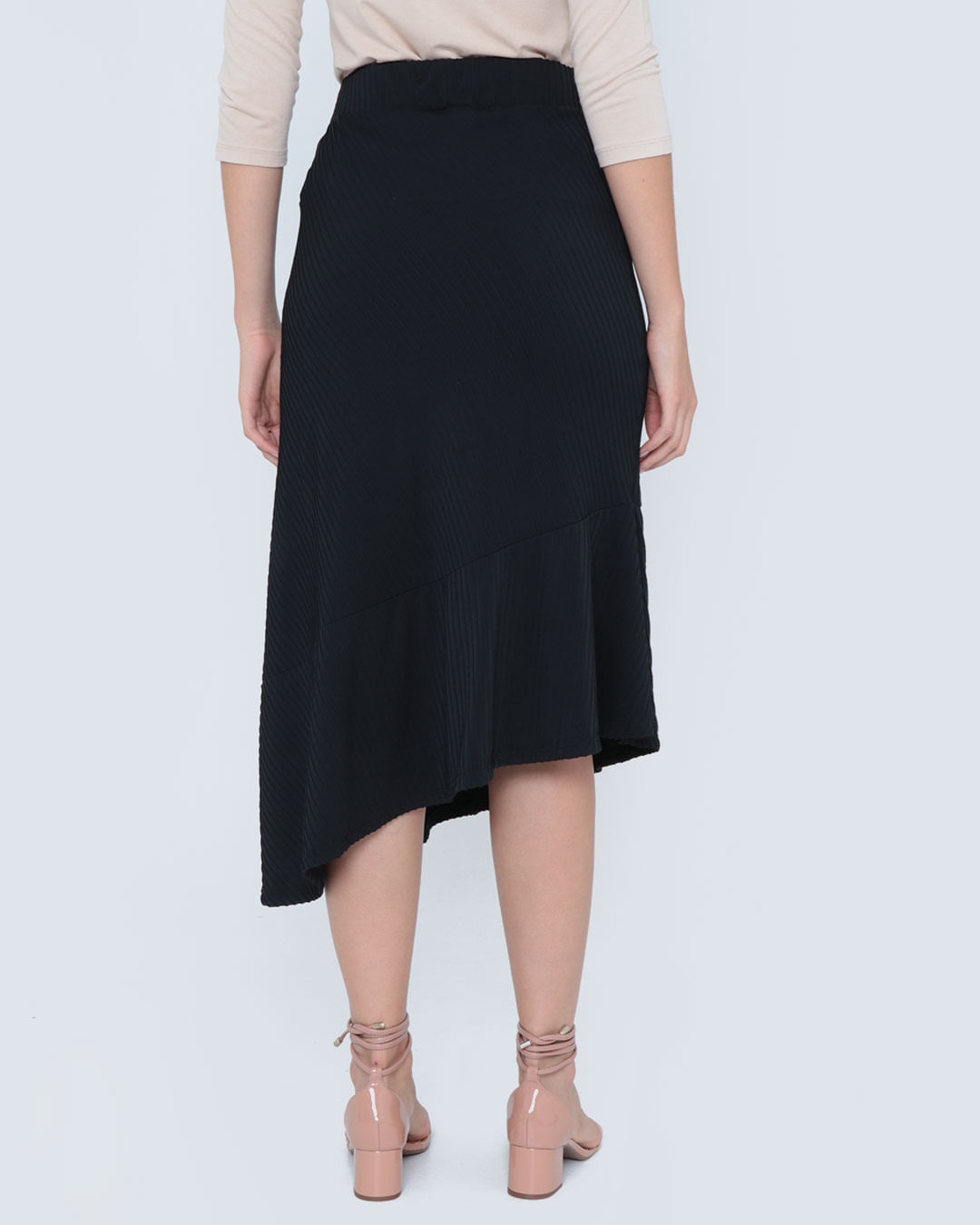 Saia-510033-Plissada---Preto
