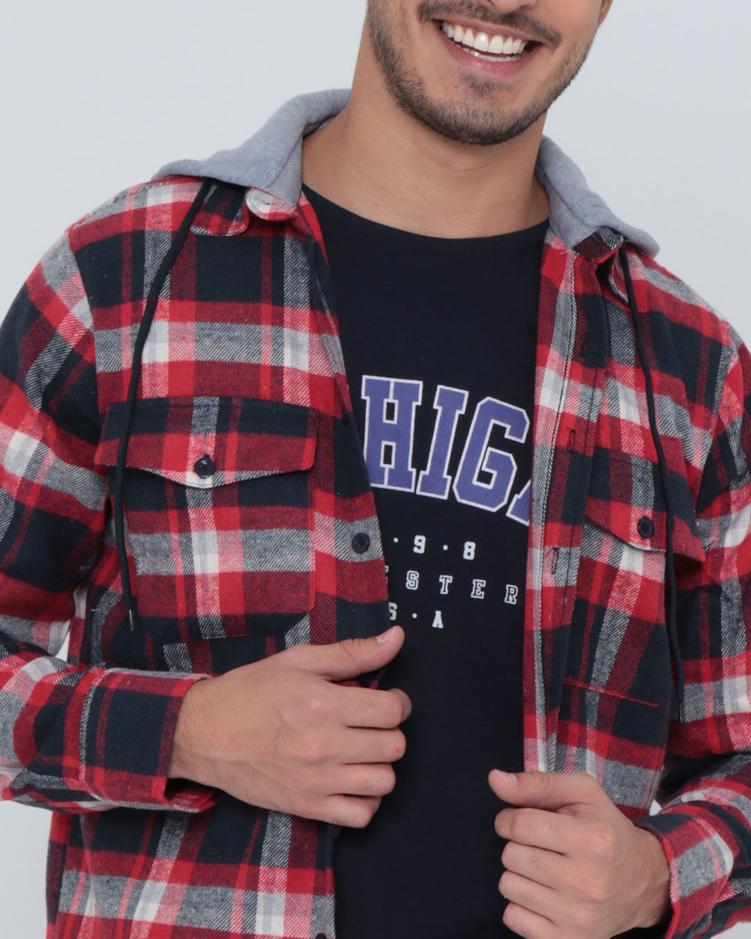 Camisa-De-Fs02-Flanela-Com-Capuz---Marinho-Xadrez
