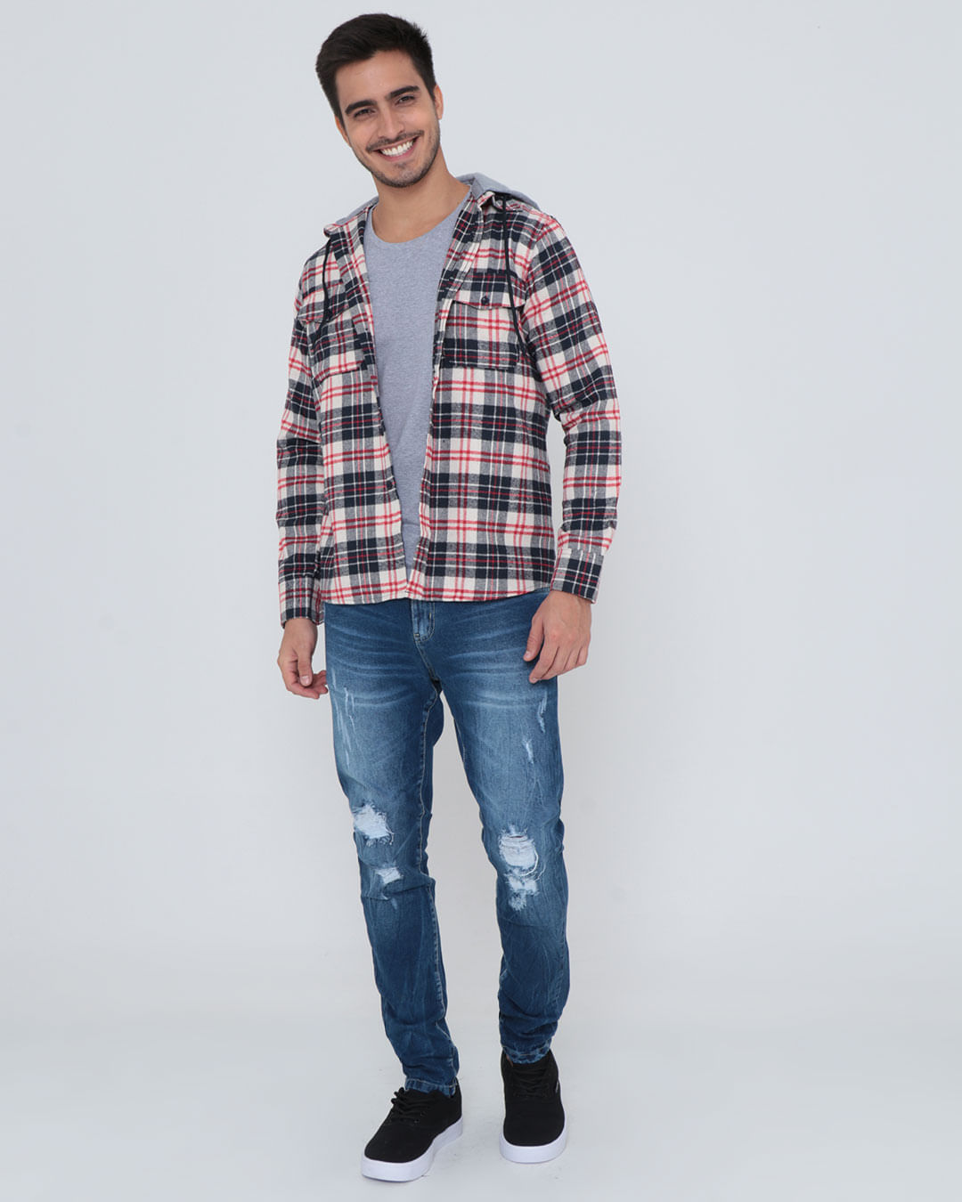Camisa-De-Fs02-Flanela-Com-Capuz---Off-White-Xadrez