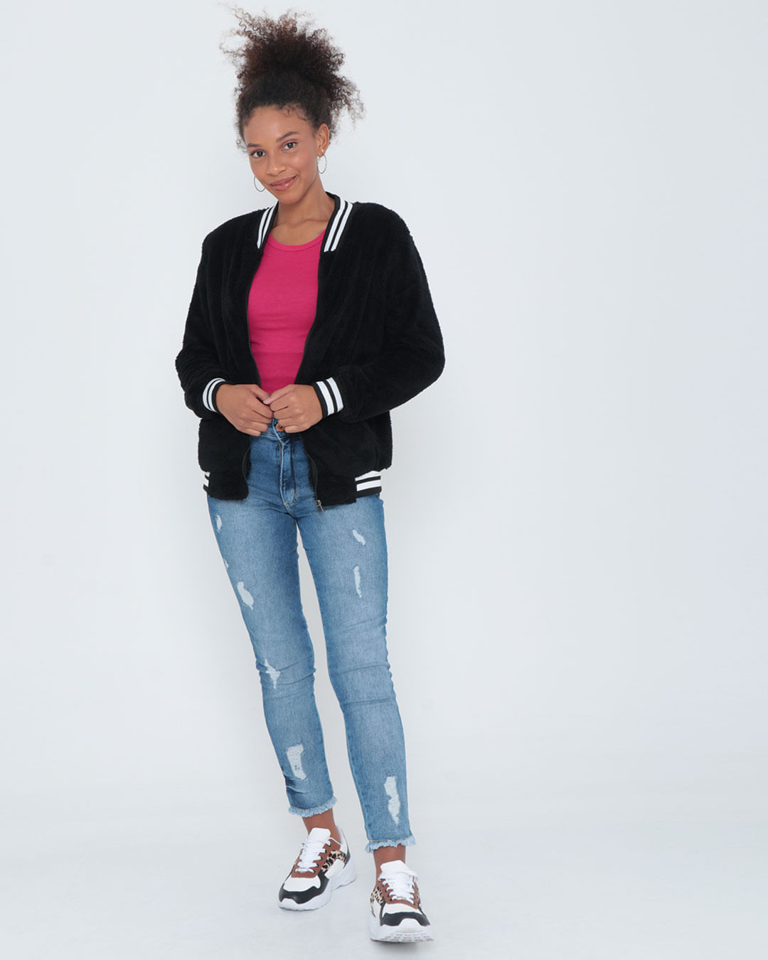 Bomber-Bsl1908bw-Zipper---Preto