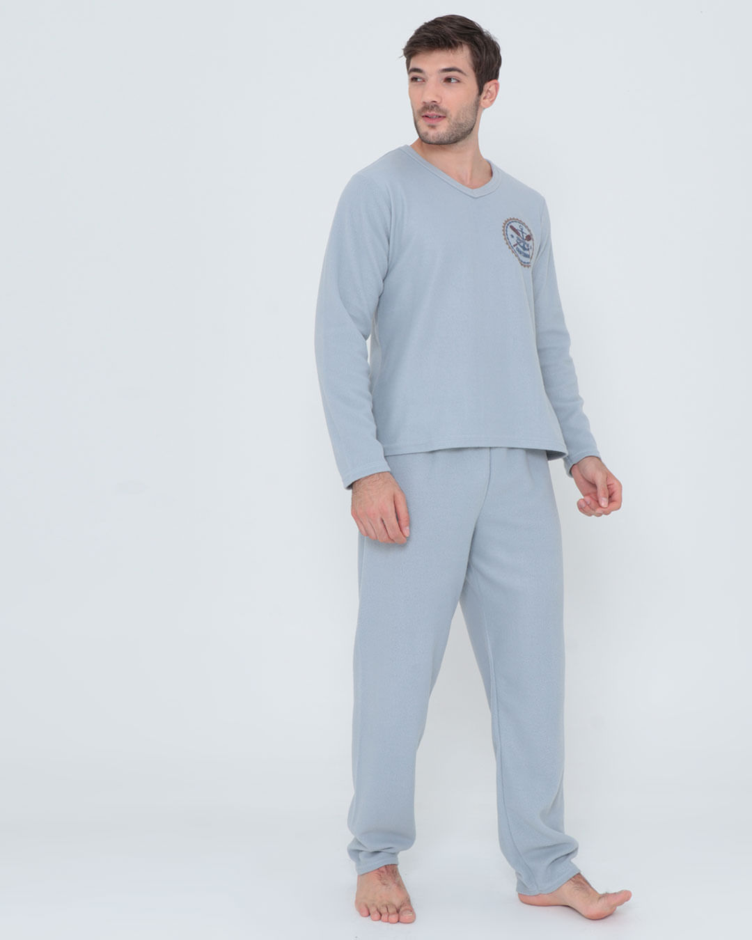 Pijama-404-02-Soft-Gola-V-Estampa-Lat---Cinza-Claro