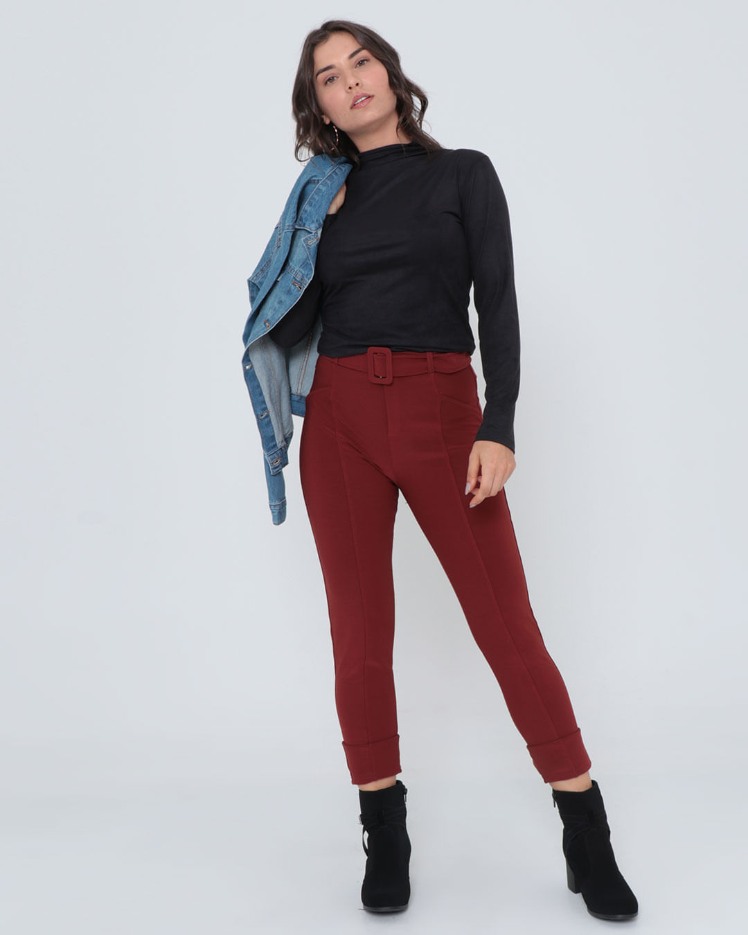 Blusa-2850-Gola-Alta-Ml-Suede---Preto