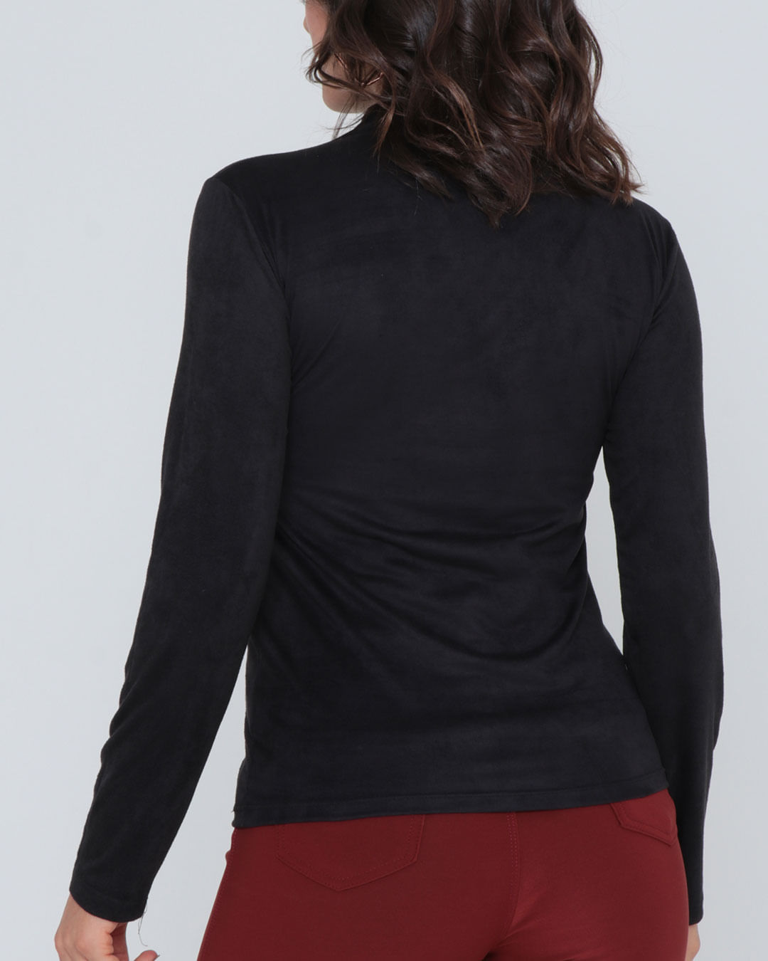 Blusa-2850-Gola-Alta-Ml-Suede---Preto