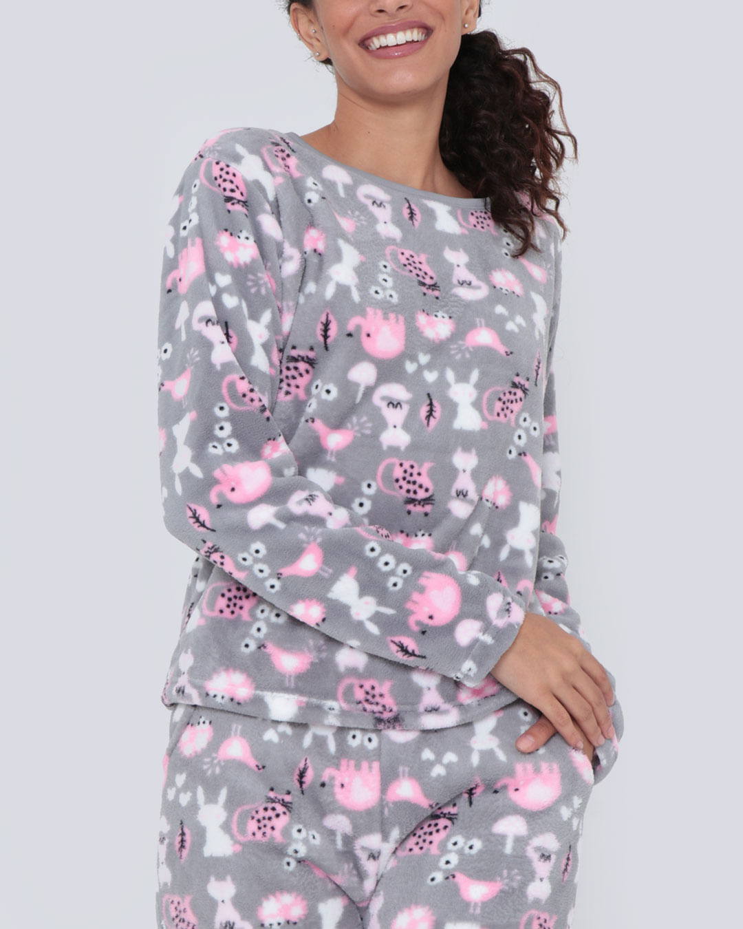 Pij21158-Longo-Soft-Estam-Estrelas---Cinza-Claro