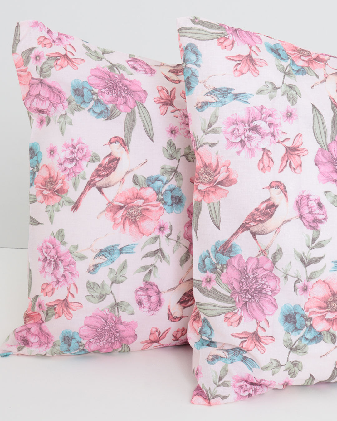 Jg-Cama-Casal-Rosana---3-Pc---Rosa-Floral