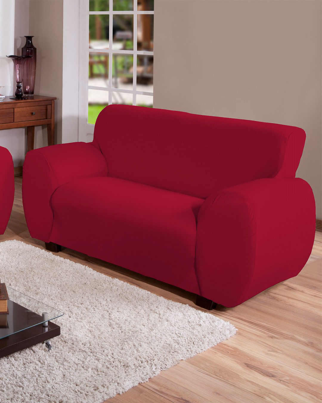 Capa-Sofa-Malha-Gel-King-2--3-Lug-Lisa---Vermelho-Medio