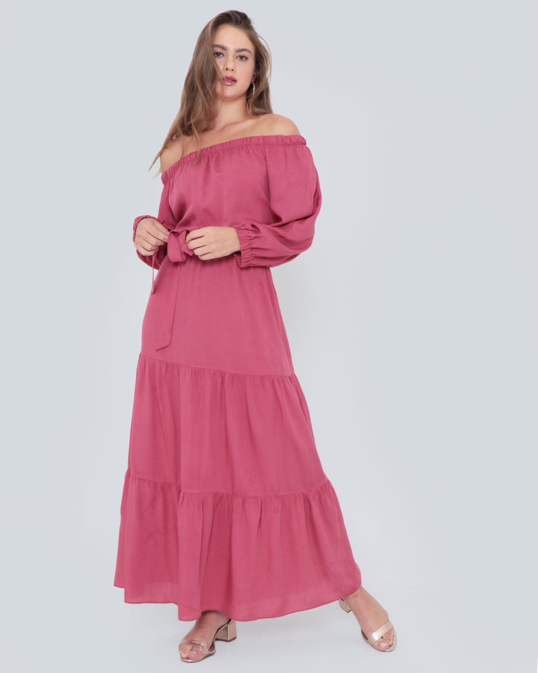 Vestido-3295-Manga-78---Rosa-Escuro
