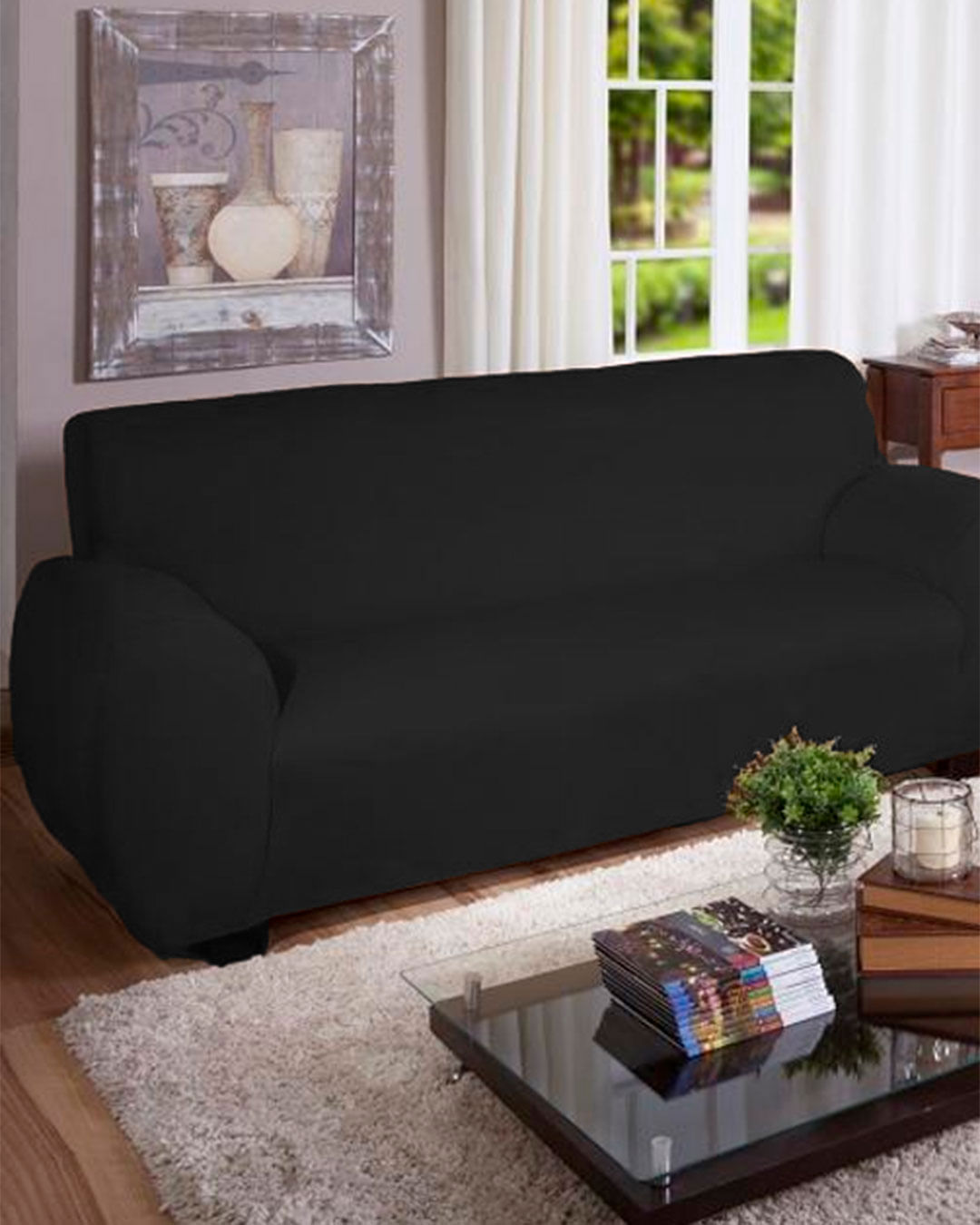 Capa-Sofa-Malha-Gel-King-2--3-Lug-Lisa---Preto