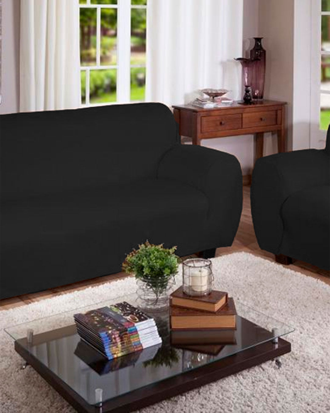 Capa-Sofa-Malha-Gel-King-2--3-Lug-Lisa---Preto